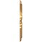 Ekena Millwork Attica PVC Ceiling Medallion (Fits Canopies up to 5"), Bright Coat Gold, 13"OD x 3 1/2"ID x 3/4"P CMP13ATBGL - alternate 2